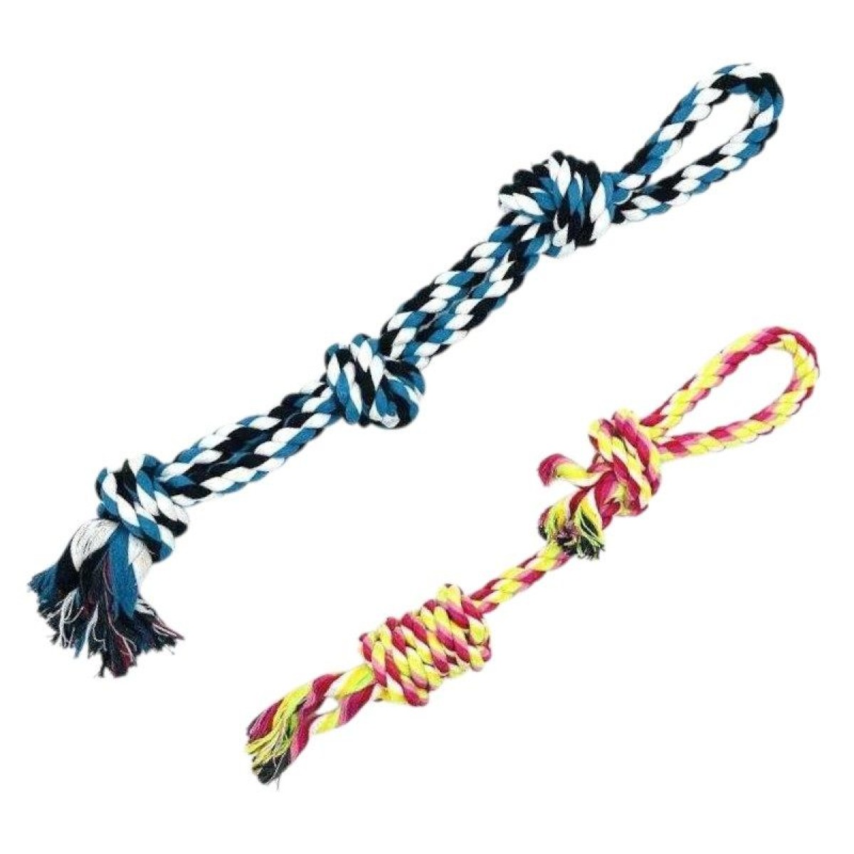 Παιχνίδι σκύλου σχοινί με κόμπους - 60cm - 550641