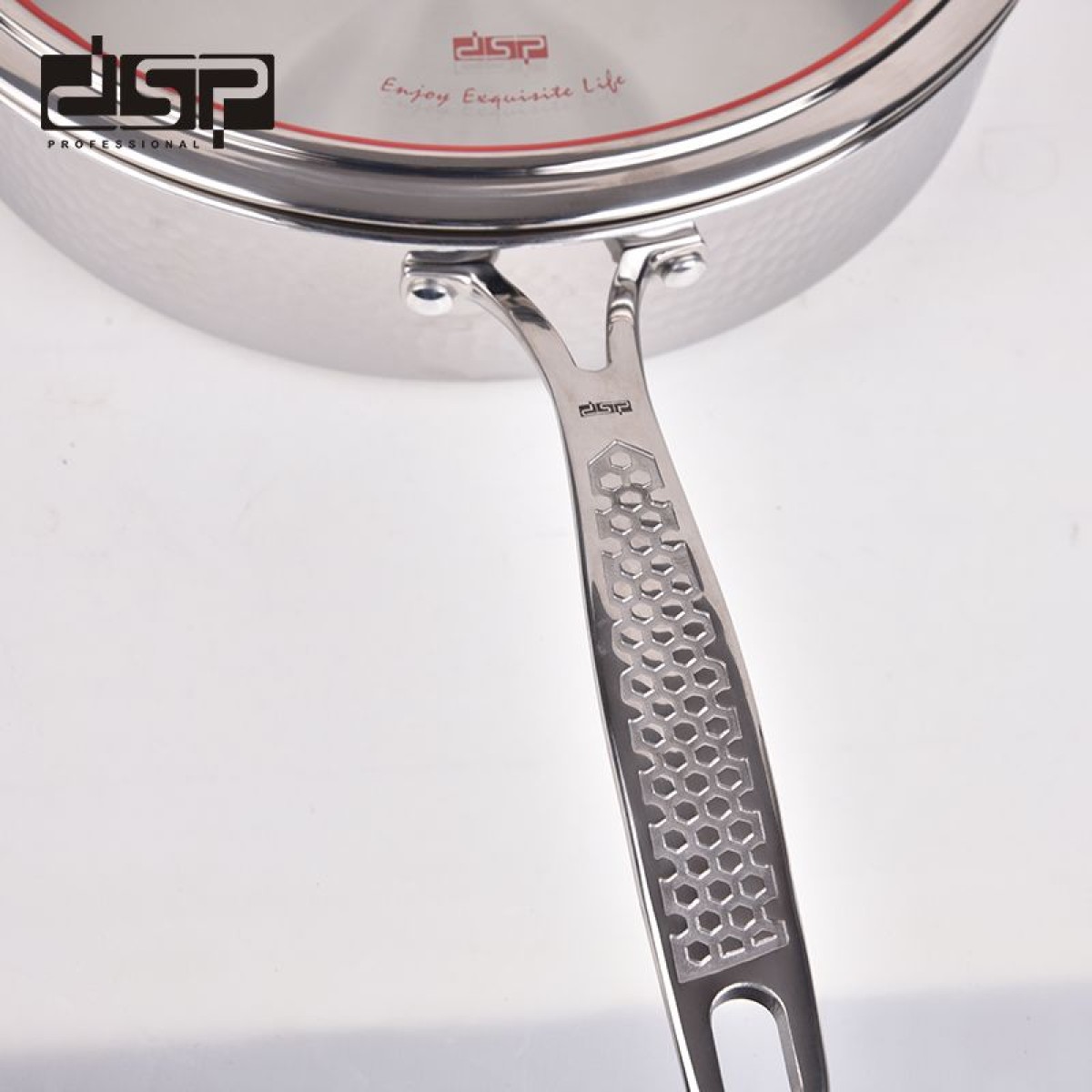 Τηγάνι ανοξείδωτο με καπάκι - 2.7L - CS001-C24 - DSP - 562519