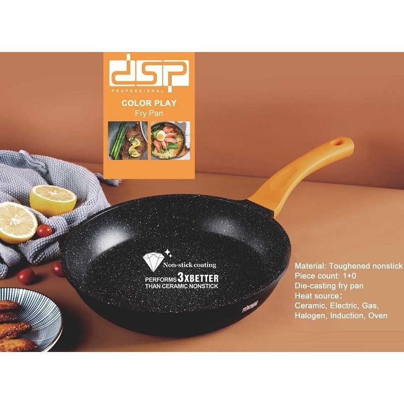 Αντικολλητικό τηγάνι - 1.9L - CA002-C24-Black - DSP - 563226