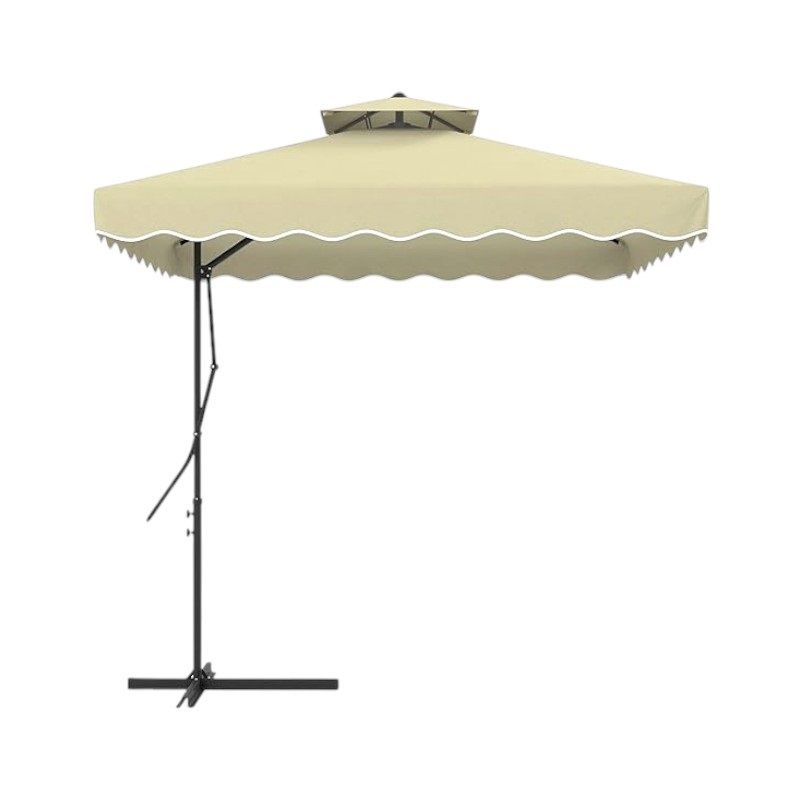 Ομπρέλα κήπου κρεμαστή - YB3099 - 585359 - Beige