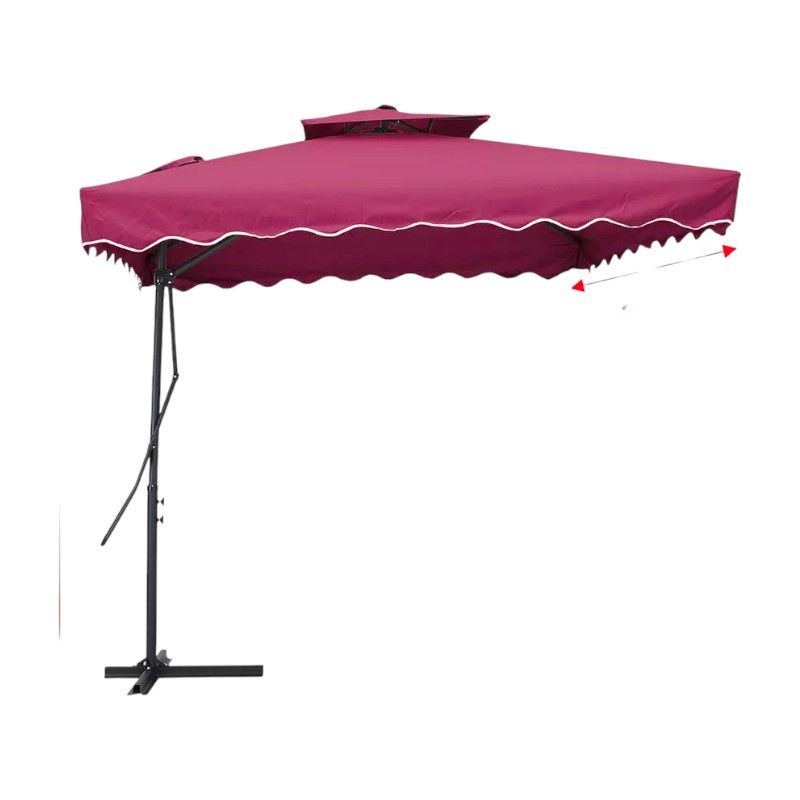 Ομπρέλα κήπου κρεμαστή - YB3099 - 585359 - Fuchsia
