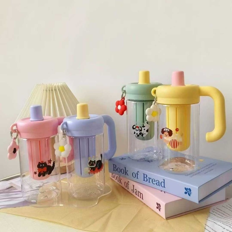 Φορητό παγούρι πλαστικό - 780ml - 616304 - Pink
