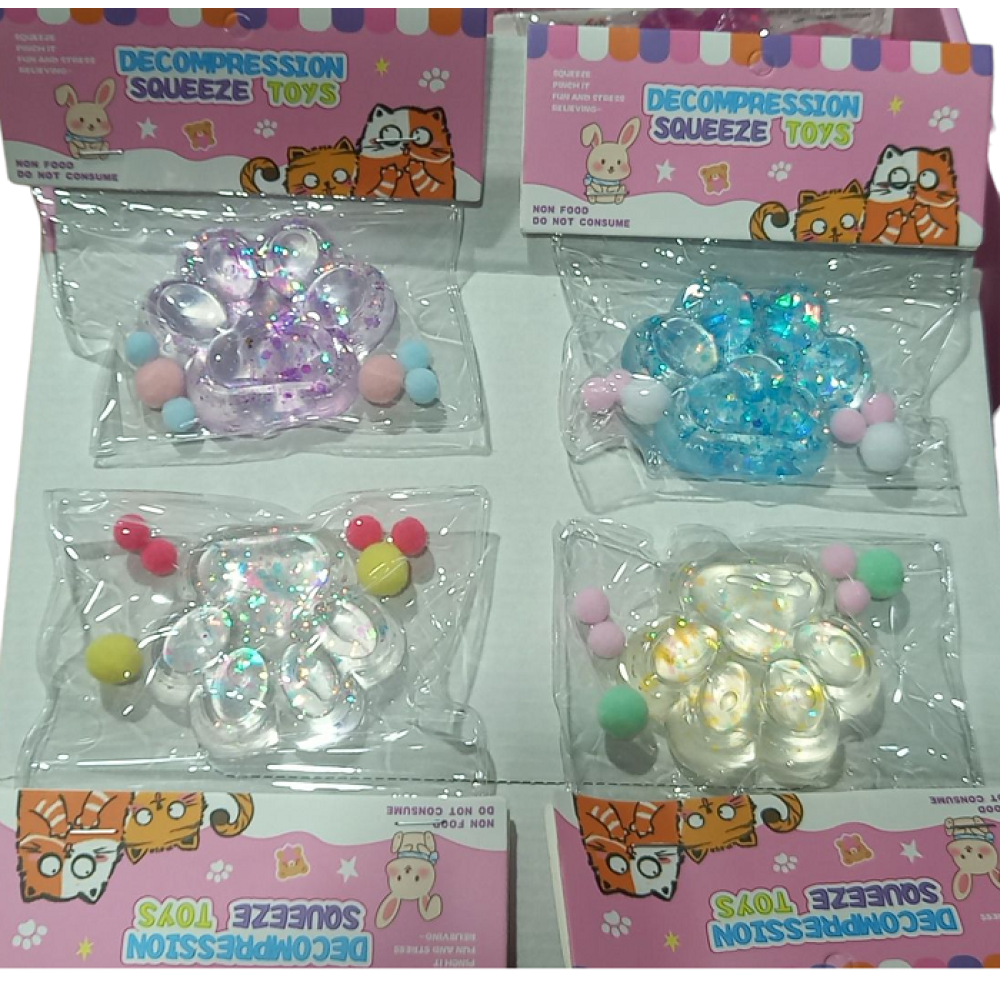 Πατούσα Antistress Squishy - Σετ 16pcs - GA524-4 - 652440