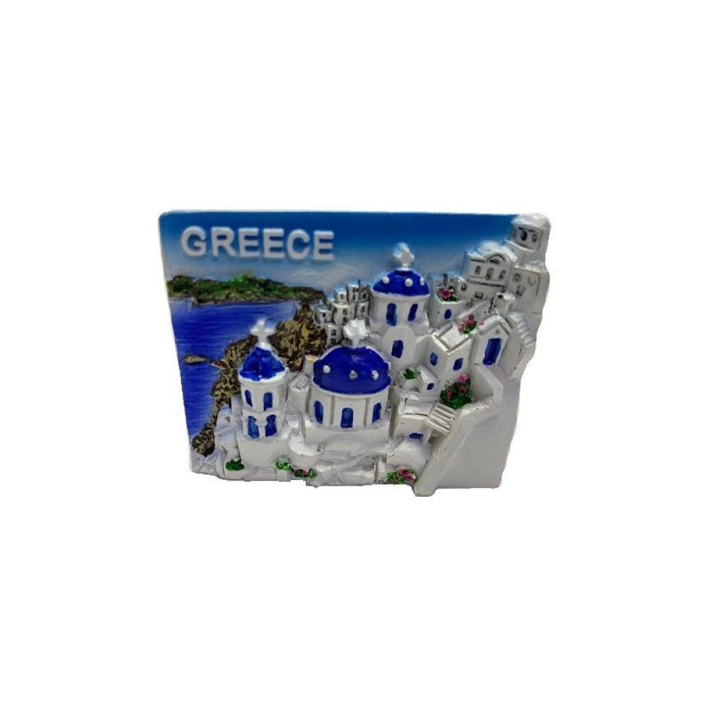 Tουριστικό μαγνητάκι Souvenir - Σετ 12pcs - Resin Magnet - Greece - 678011