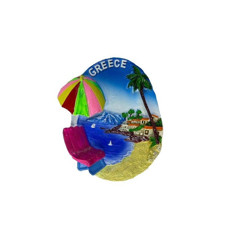 Tουριστικό μαγνητάκι Souvenir - Σετ 12pcs - Resin Magnet - Greece - 678023
