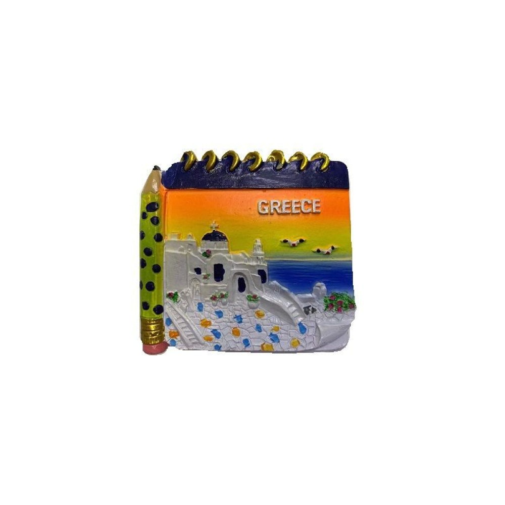 Tουριστικό μαγνητάκι Souvenir - Σετ 12pcs - Resin Magnet - Greece - 678035