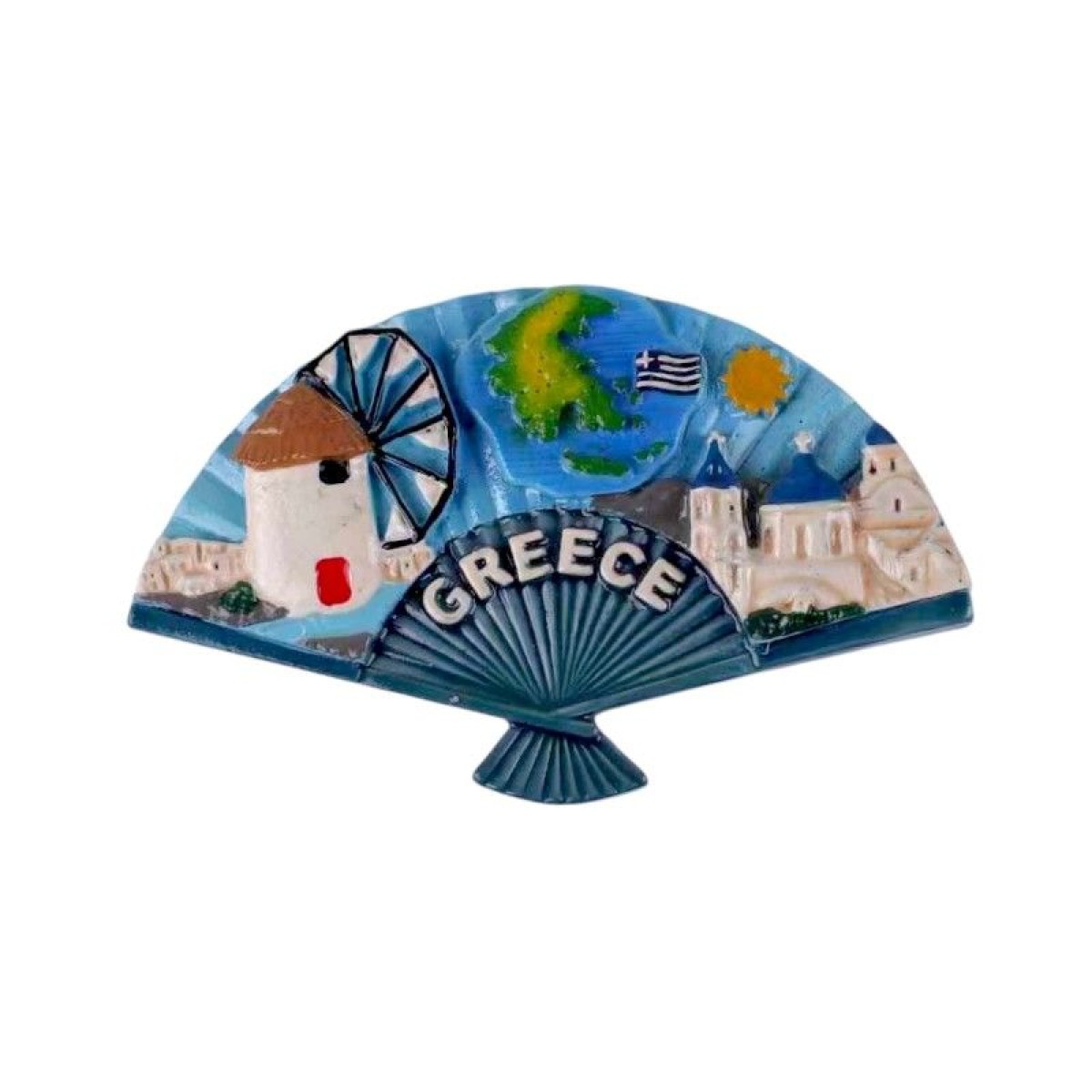 Tουριστικό μαγνητάκι Souvenir - Σετ 12pcs - Resin Magnet - Greece - 678045