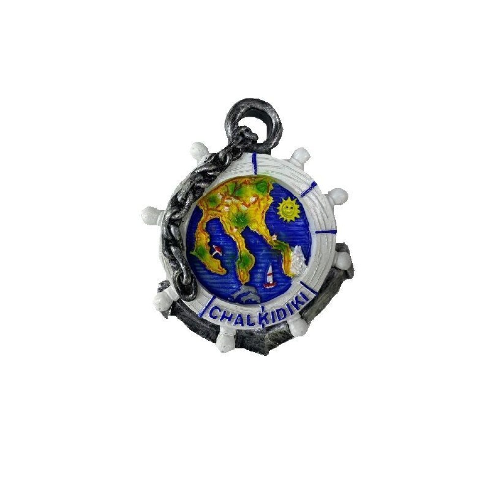 Tουριστικό μαγνητάκι Souvenir - Σετ 12pcs - Chalkidiki - 678087