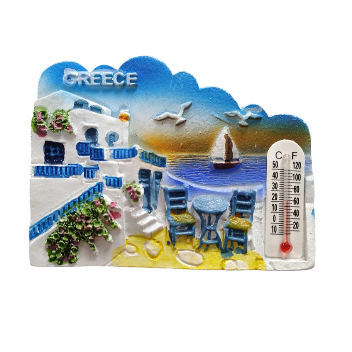 Tουριστικό μαγνητάκι Souvenir – Σετ 12pcs - Resin Magnet - 678252