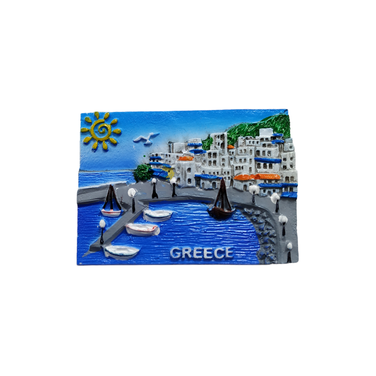 Tουριστικό μαγνητάκι Souvenir – Σετ 12pcs - Resin Magnet - 678275