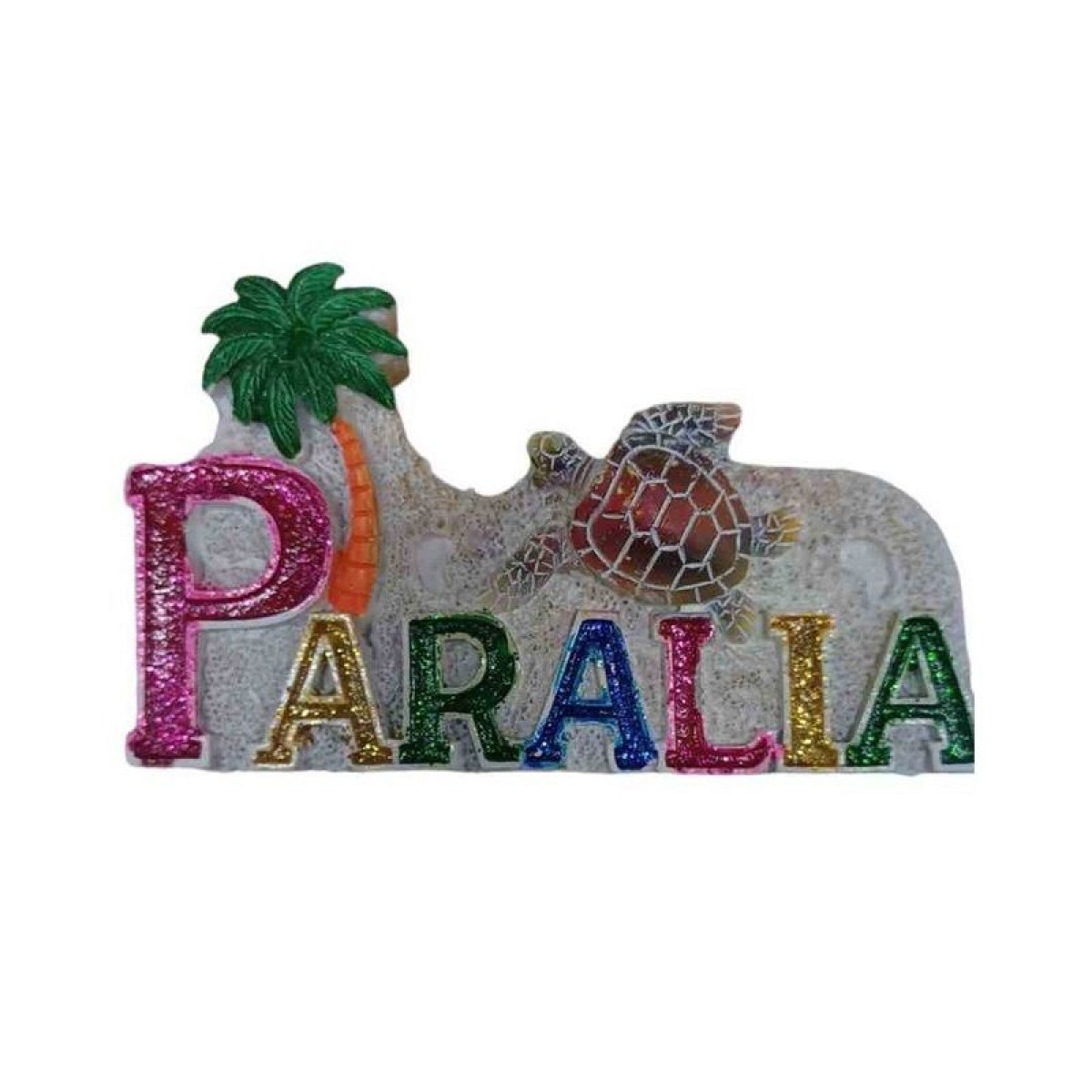 Tουριστικό μαγνητάκι Souvenir - Σετ 12pcs - Paralia - 678387