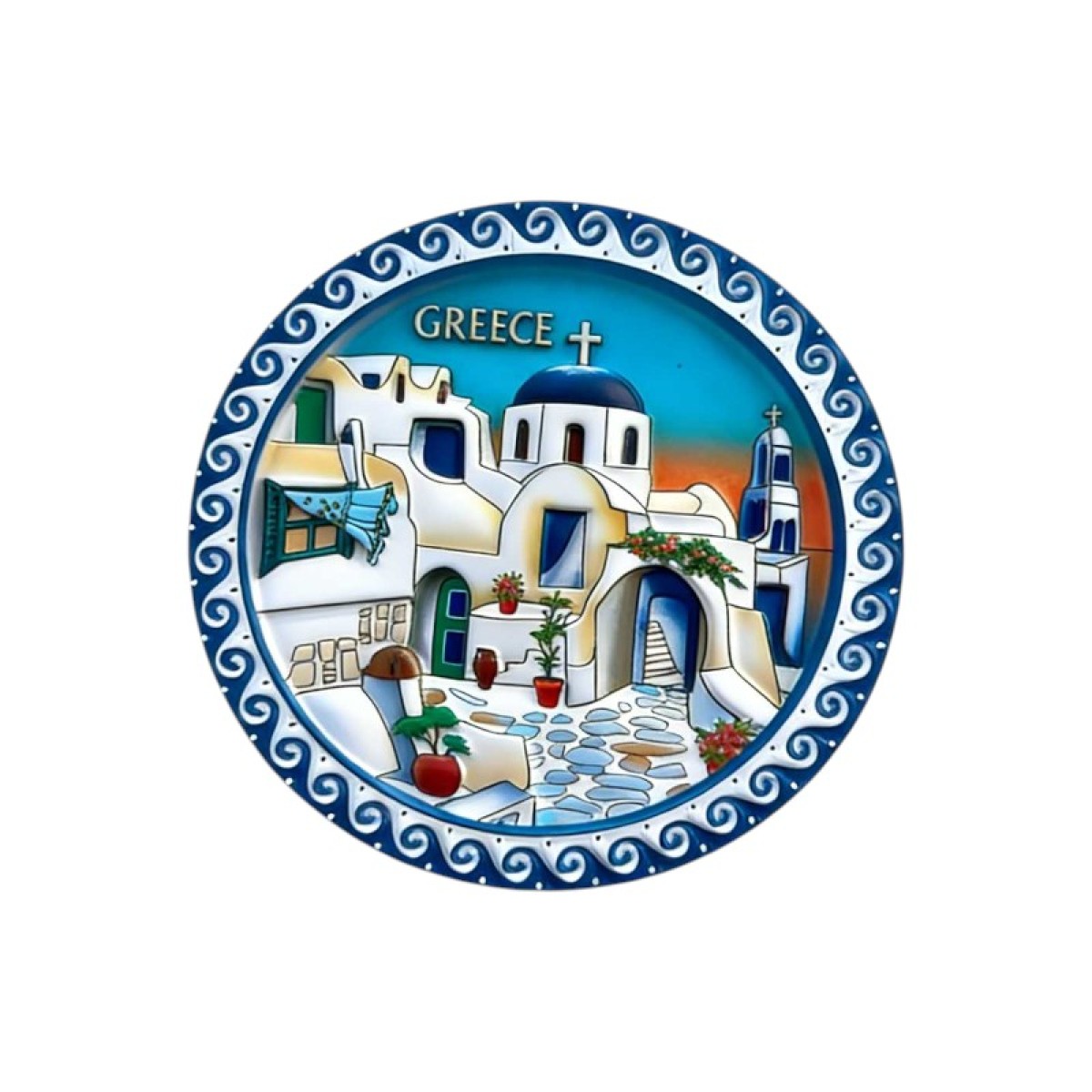 Tουριστικό μαγνητάκι Souvenir - Σετ 12pcs - Greece - 678532