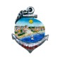 Τουριστικό μαγνητάκι Souvenir - Σετ 12pcs - Paralia - 678594
