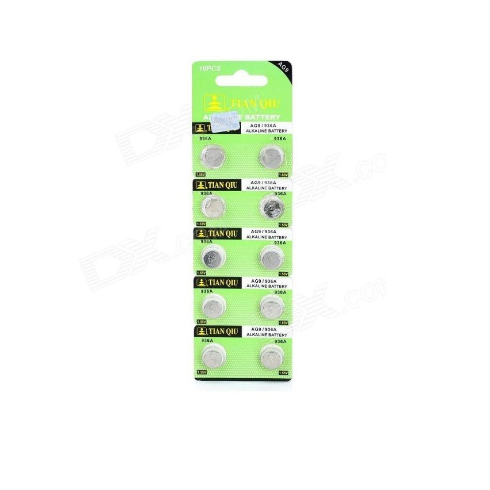 Αλκαλικές μπαταρίες - AG9/936A - 1.55V - 10pcs - 681095