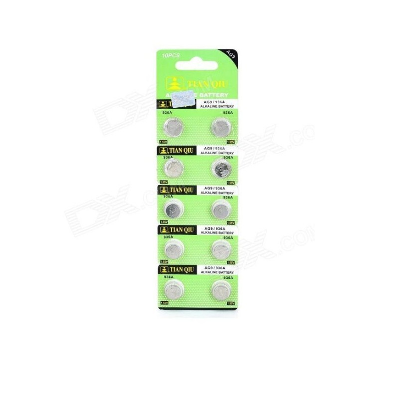 Αλκαλικές μπαταρίες - AG9/936A - 1.55V - 10pcs - 681095