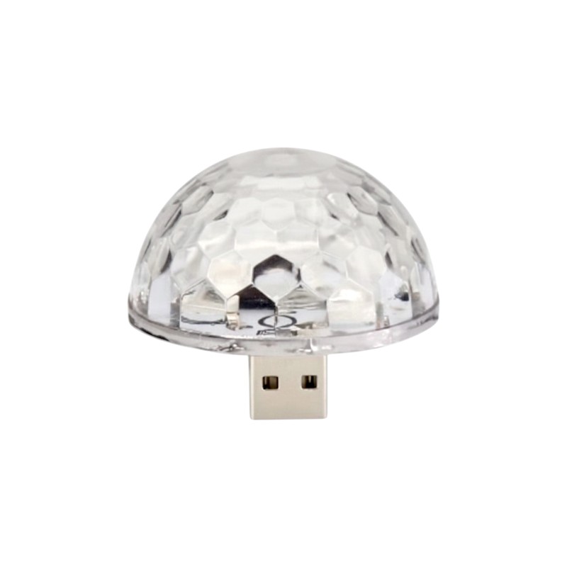 Φωτάκι φωτορυθμικό USB LED πολύχρωμο - Y-80 - 759611