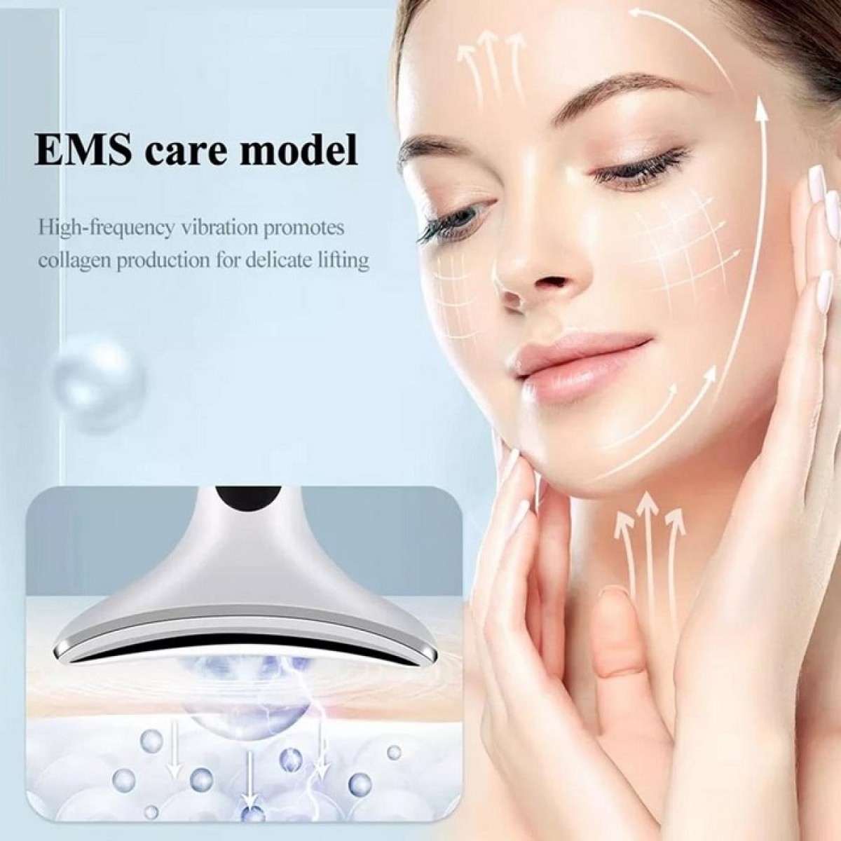 Συσκευή φωτοθεραπείας προσώπου-λαιμού - EMS Face Neck Lifting - 800712