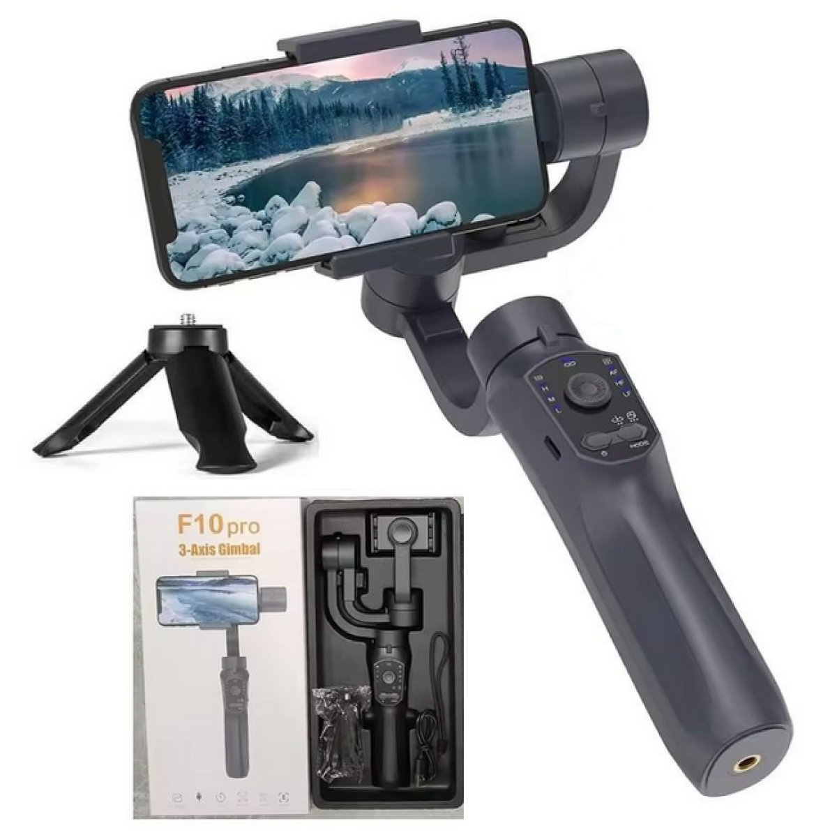 Σταθεροποιητής εικόνας Gimbal για smartphone - F10 Pro - 811481