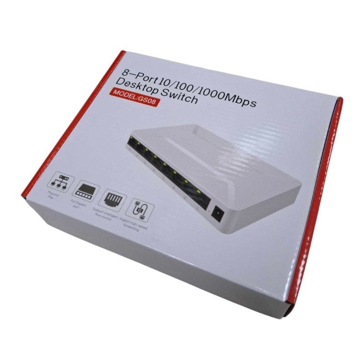 Switch με 8 θύρες Ethernet - GS08AS-8 - 812044