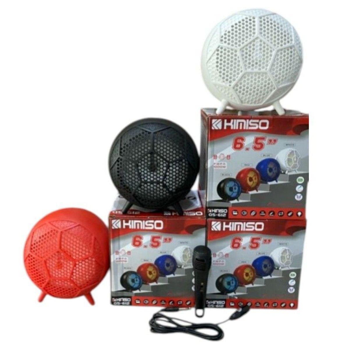 Φορητό ηχείο subwoofer - QS-612 - 813218 - Red