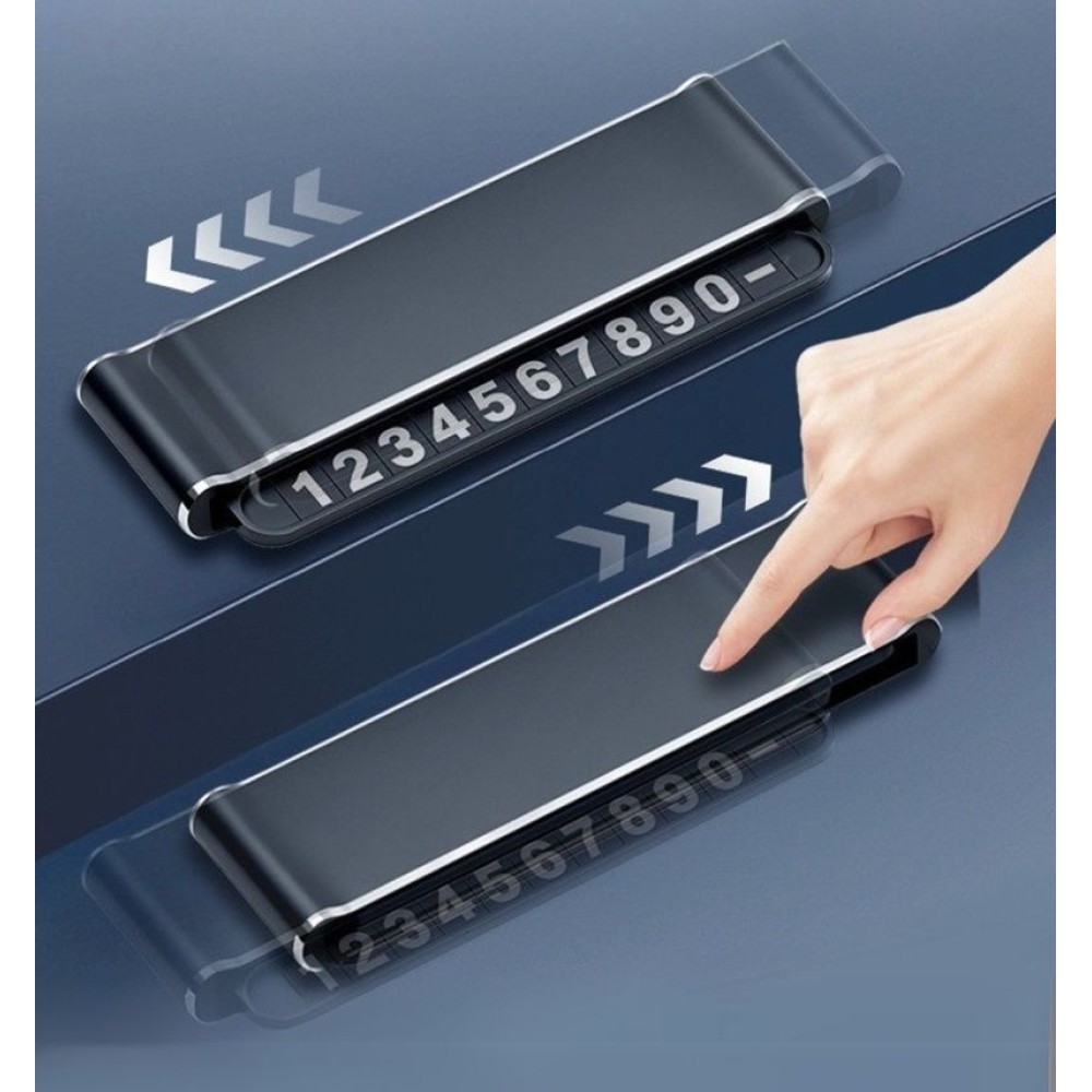 Πινακίδα αριθμού τηλεφώνου αυτοκινήτου - G201 - 813430 - Red