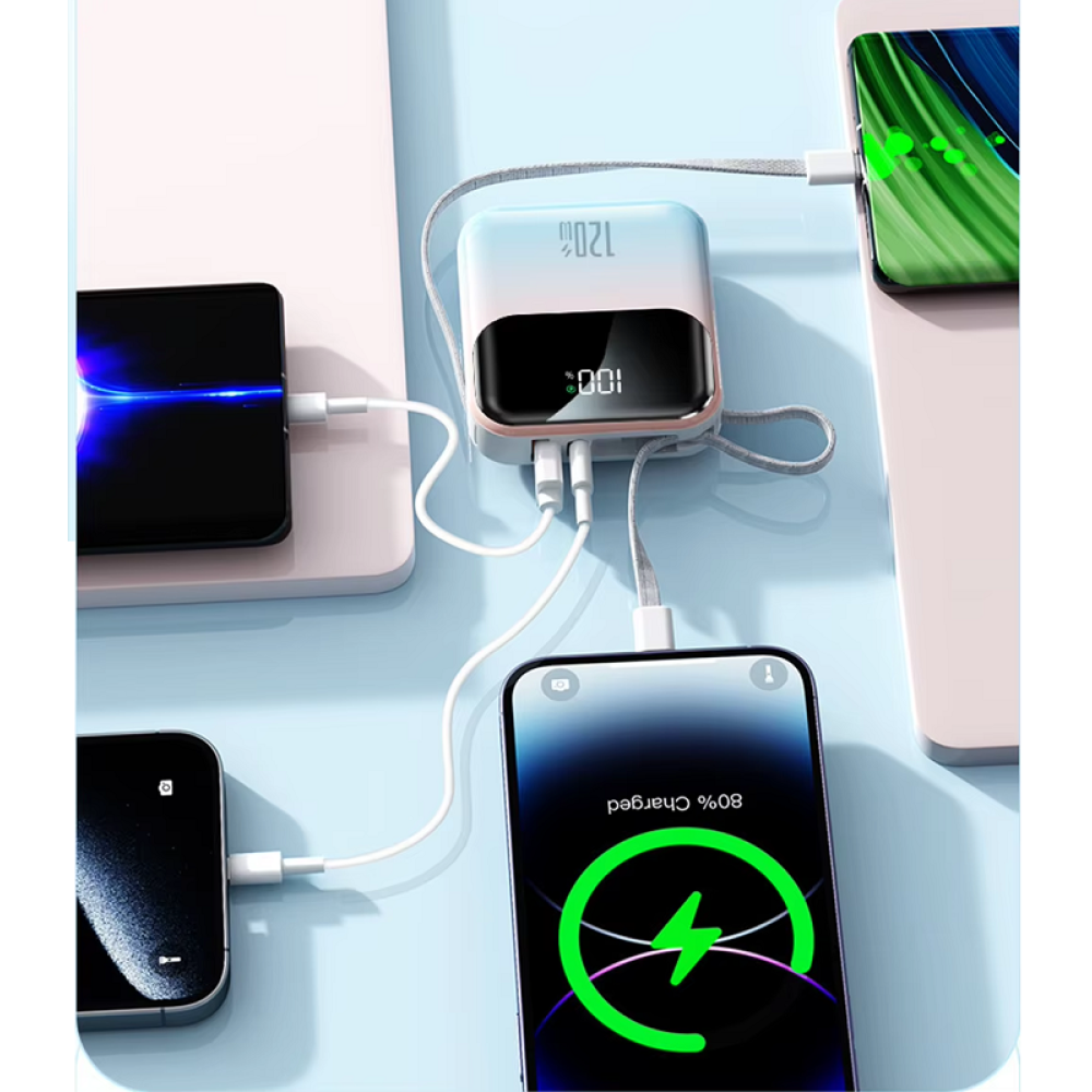 Powerbank Mini - Fast Charge - 10.000mah - DX337 - 813669 - Black