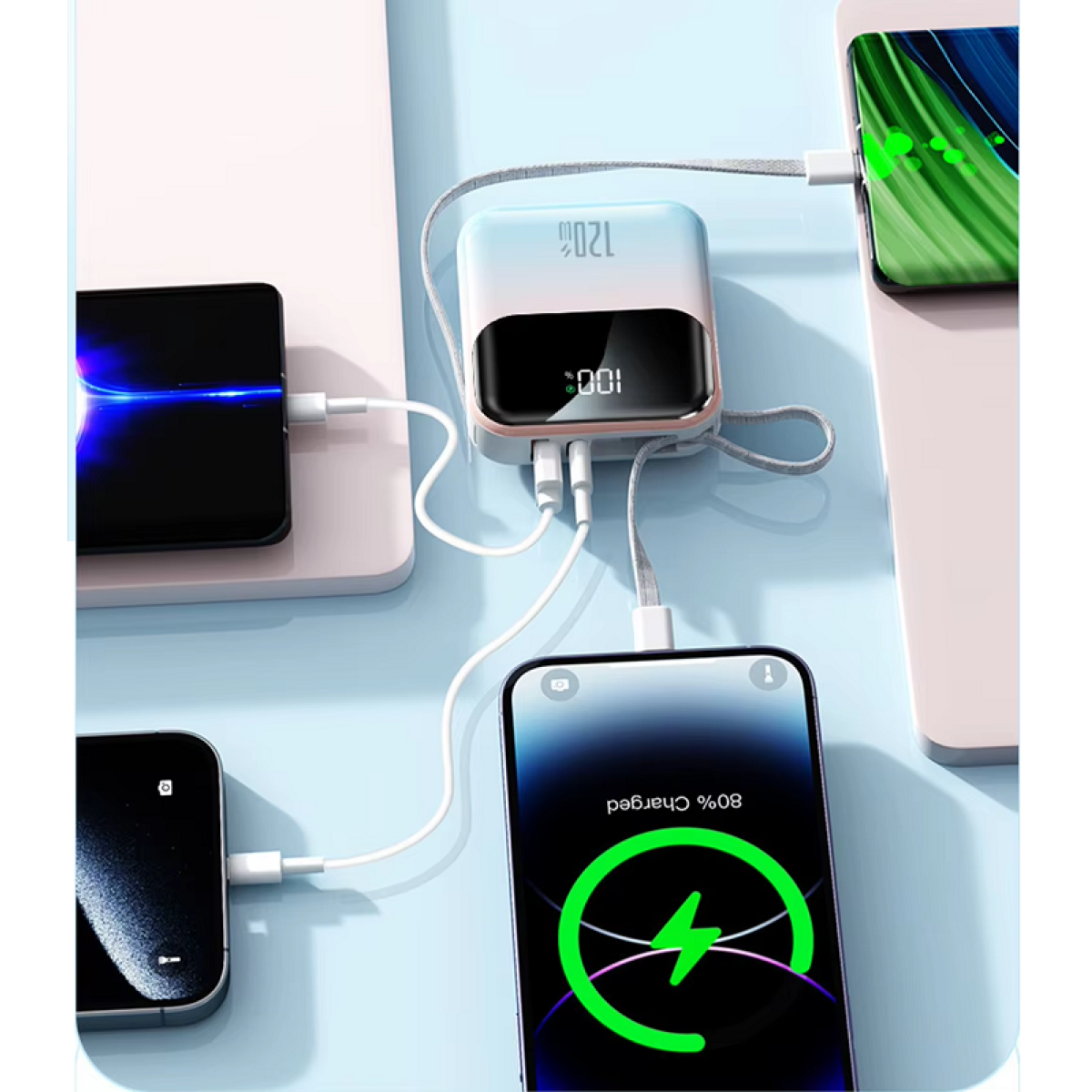 Powerbank Mini - Fast Charge - 10.000mah - DX337 - 813669 - Yellow