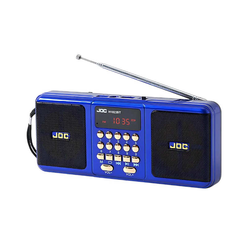 Επαναφορτιζόμενο ραδιόφωνο - JOC-1822 - 818224 - Blue