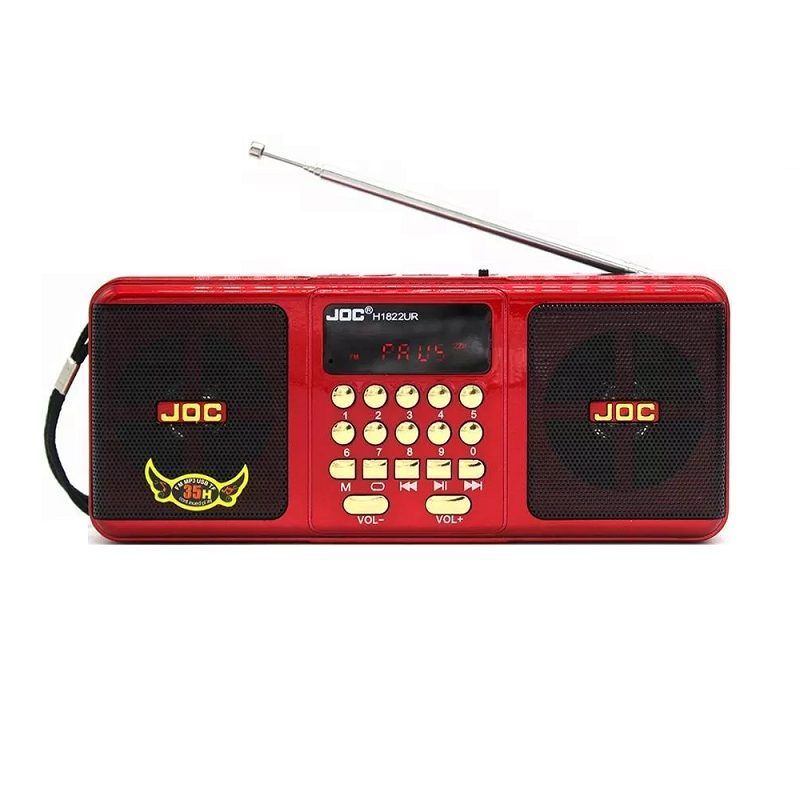 Επαναφορτιζόμενο ραδιόφωνο - JOC-1822 - 818224 - Red