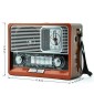 Επαναφορτιζόμενο ραδιόφωνο Retro - ΕK105 - 830128 - Red