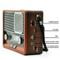 Επαναφορτιζόμενο ραδιόφωνο Retro - ΕK105 - 830128 - Red