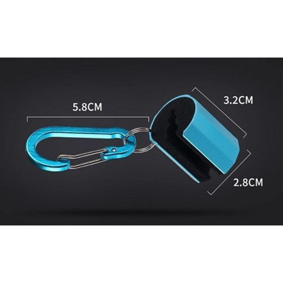 Κλιπ καλαμιού με μπρελόκ - 831831