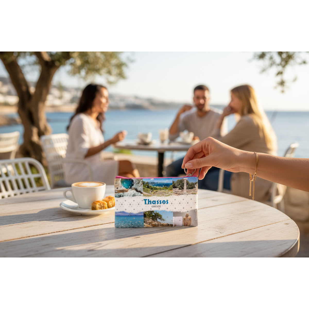 Πορτοφόλι Souvenir μπρελόκ - Σετ 10pcs - PVC - Thassos - 16*10cm - 871713