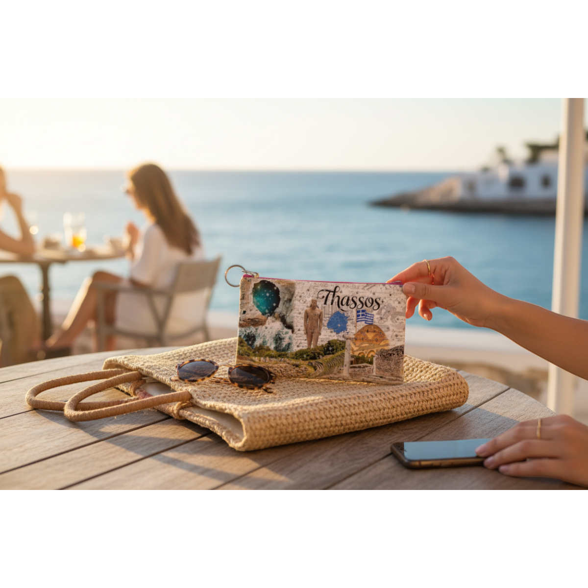 Πορτοφόλι Souvenir μπρελόκ - Σετ 10pcs - PVC - Thassos - 16*10cm - 871715