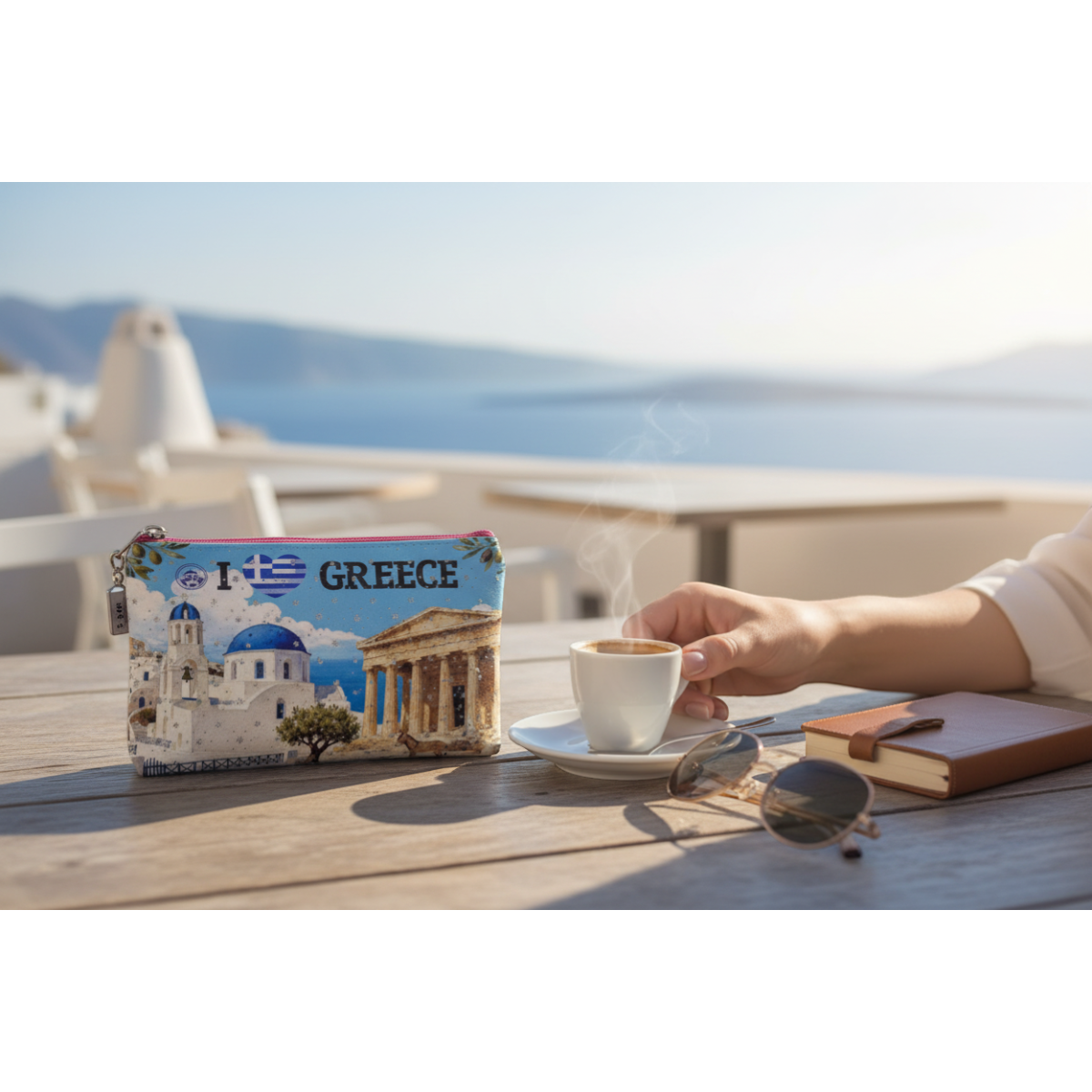 Πορτοφόλι Souvenir μπρελόκ - Σετ 10pcs - PVC - Greece - 16*10cm - 871717
