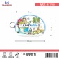 Πορτοφόλι Souvenir μπρελόκ mini - Σετ 10pcs - PVC - Chalkidiki - 10*8*3cm - 871760