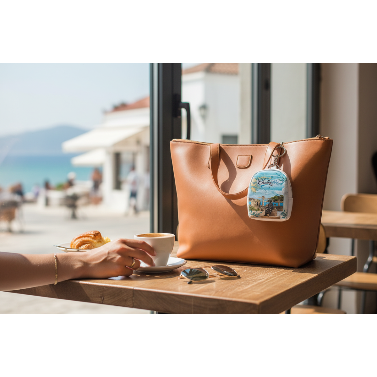 Πορτοφόλι Souvenir μπρελόκ mini - Σετ 10pcs - PVC - Chalkidiki - 7*9*4.5cm - 871783