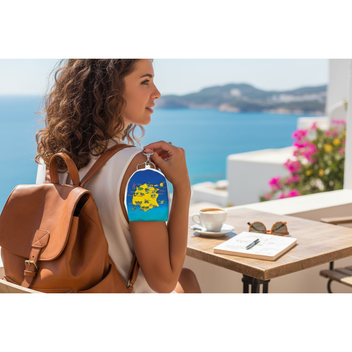 Πορτοφόλι Souvenir μπρελόκ mini - Σετ 10pcs - PVC - Thassos - 7*9*4.5cm - 871794