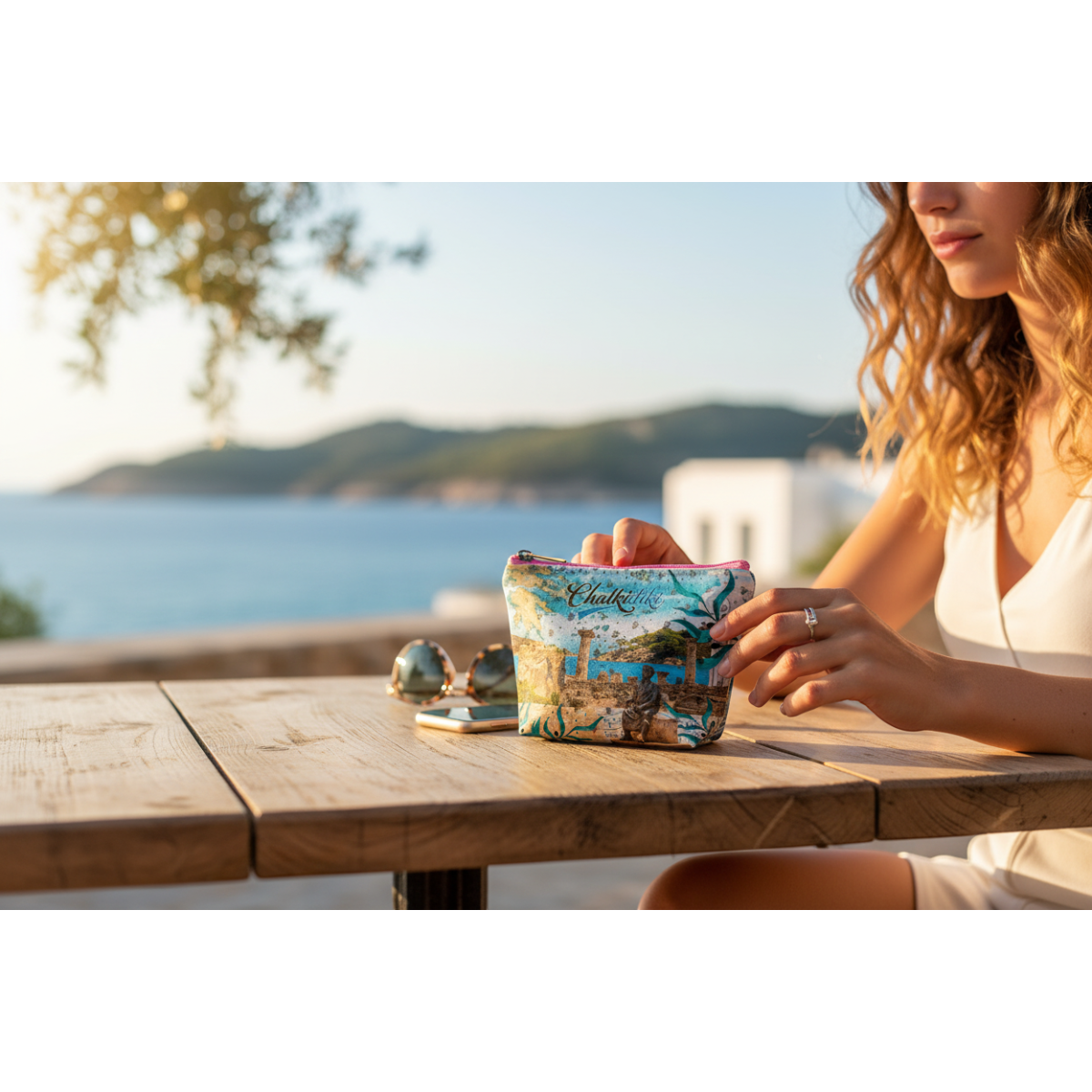 Πορτοφόλι Souvenir μπρελόκ mini - Σετ 10pcs - PVC - Chalkidiki - 11*7*4cm - 871803