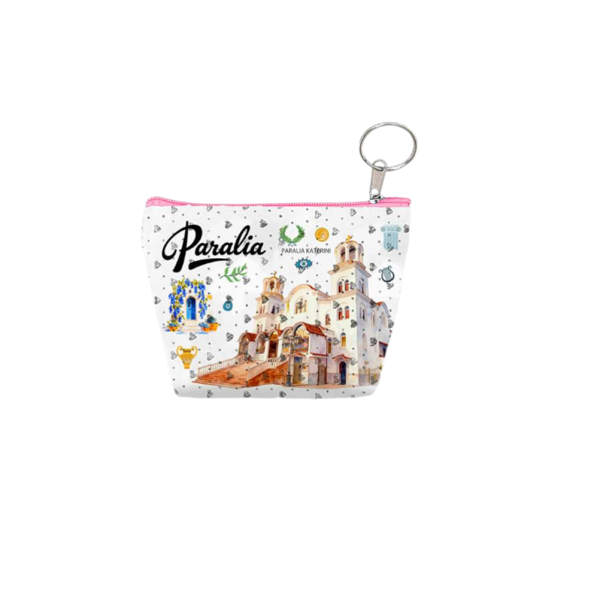 Πορτοφόλι Souvenir μπρελόκ mini - Σετ 10pcs - PVC - Paralia - 11*7*4cm - 871810