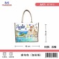 Τουριστική τσάντα λινή με φερμουάρ - Paralia - 40*34*19cm - 871911