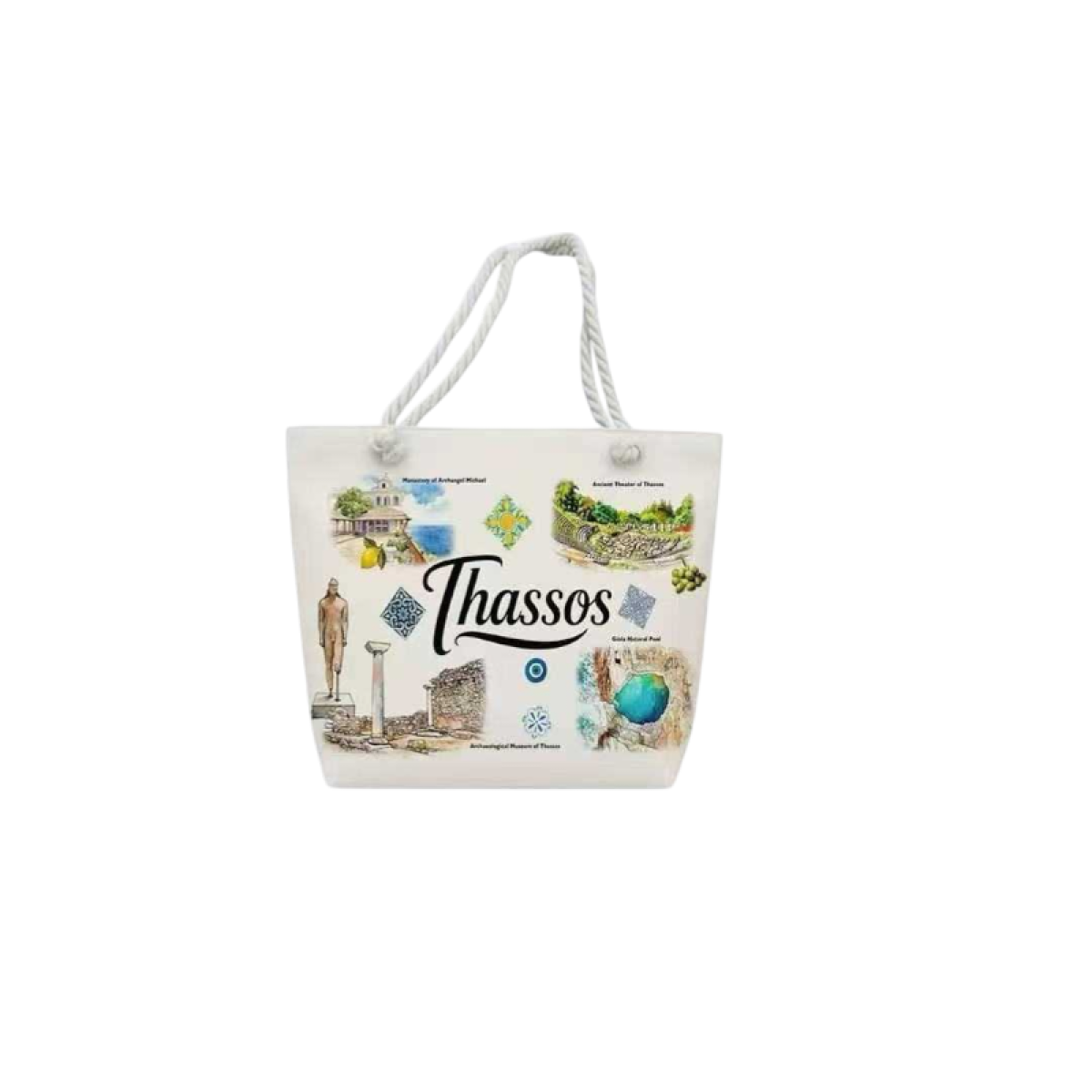 Τσάντα θαλάσσης τουριστική - Thassos - 48*37*13cm - 871932