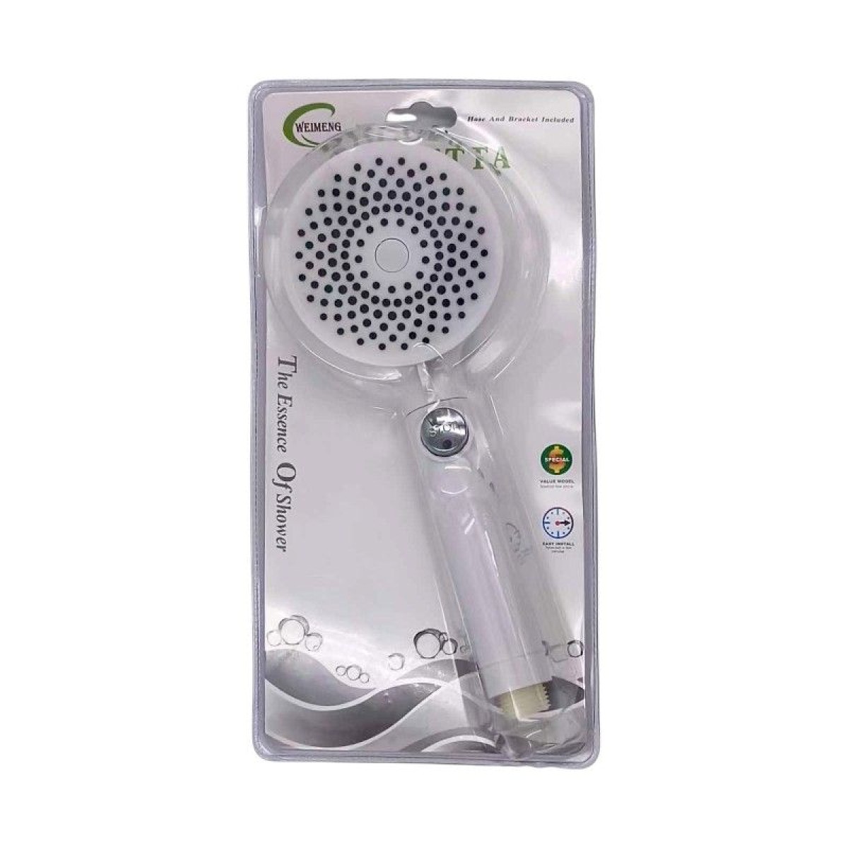Τηλέφωνο ντους με επιλογές πίεσης - White - 88001