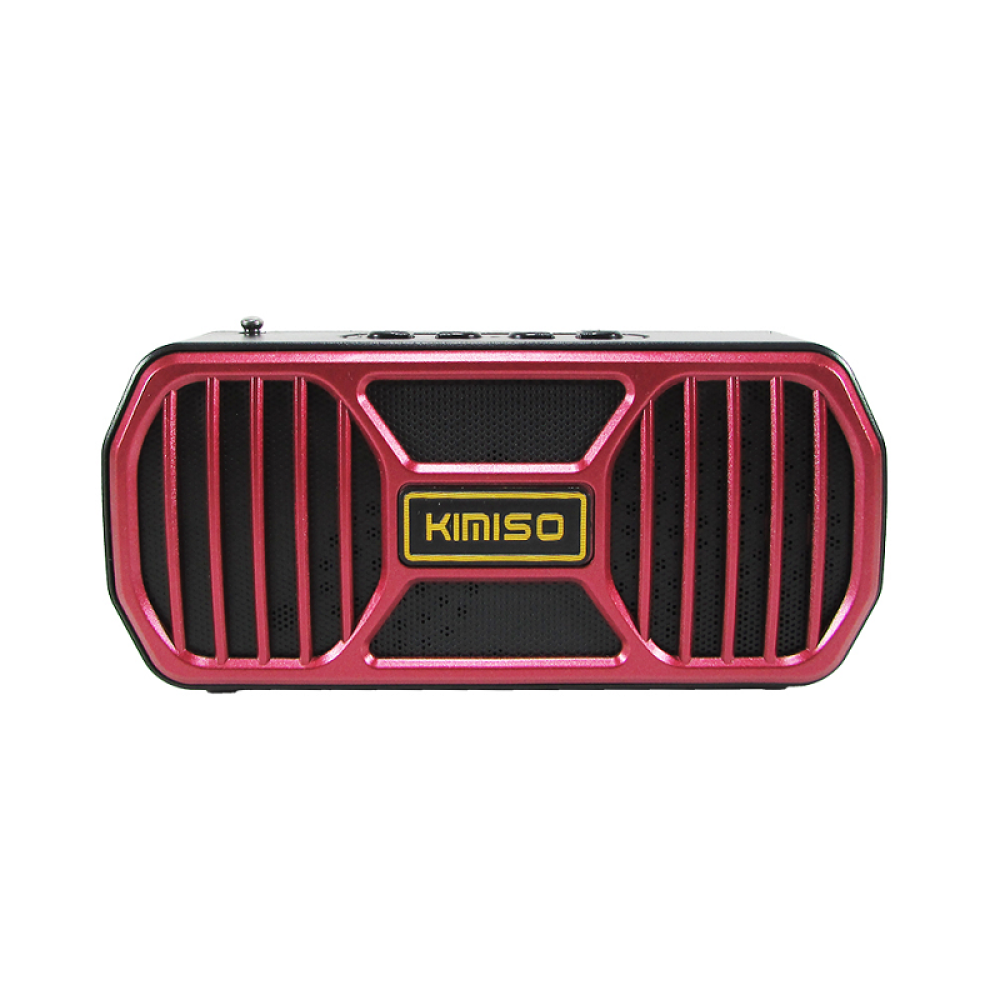Ασύρματο ηχείο Bluetooth με φακό LED - KMS-05B - 885871 - Red