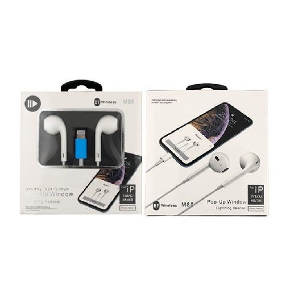 Ενσύρματα ακουστικά - Lightning - M80 - IP - 895828