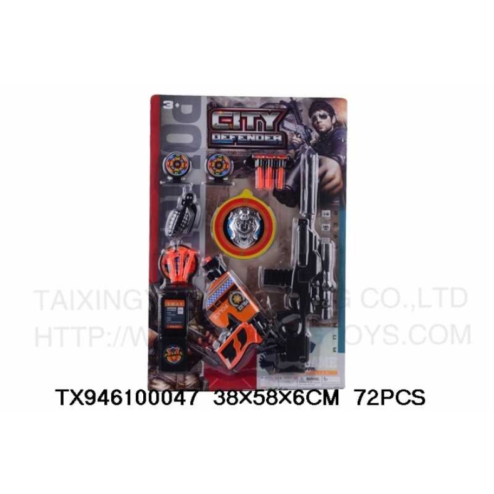 Σετ αστυνομικού με όπλα & αξεσουάρ - 631 - 917275