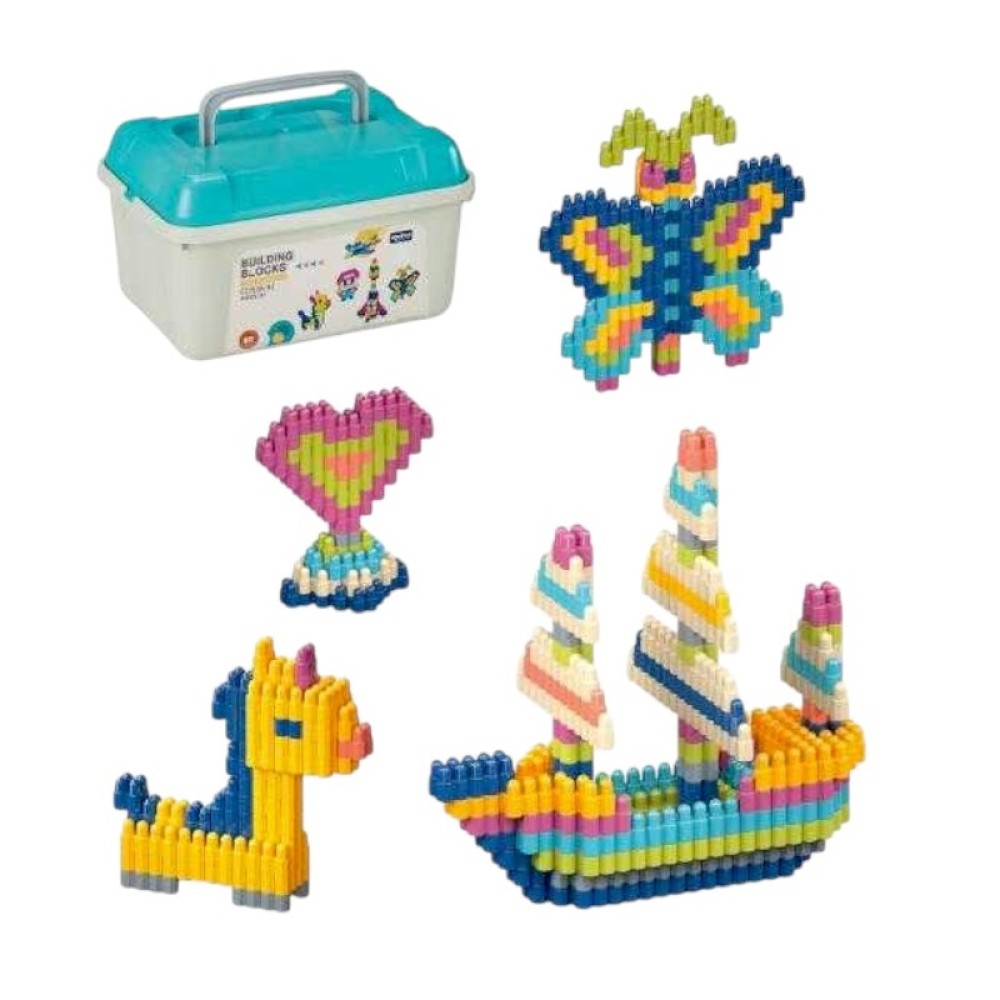 Σετ κατασκευών DIY με τουβλάκια - 320pcs - C2763A-02DIY - 917502