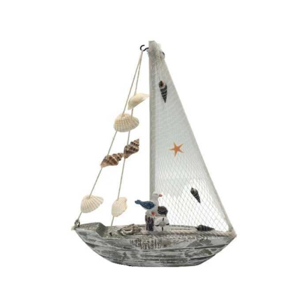 Διακοσμητικό Souvenir Καραβάκι - Σετ 2 τεμάχια - L2023-28 - 920952