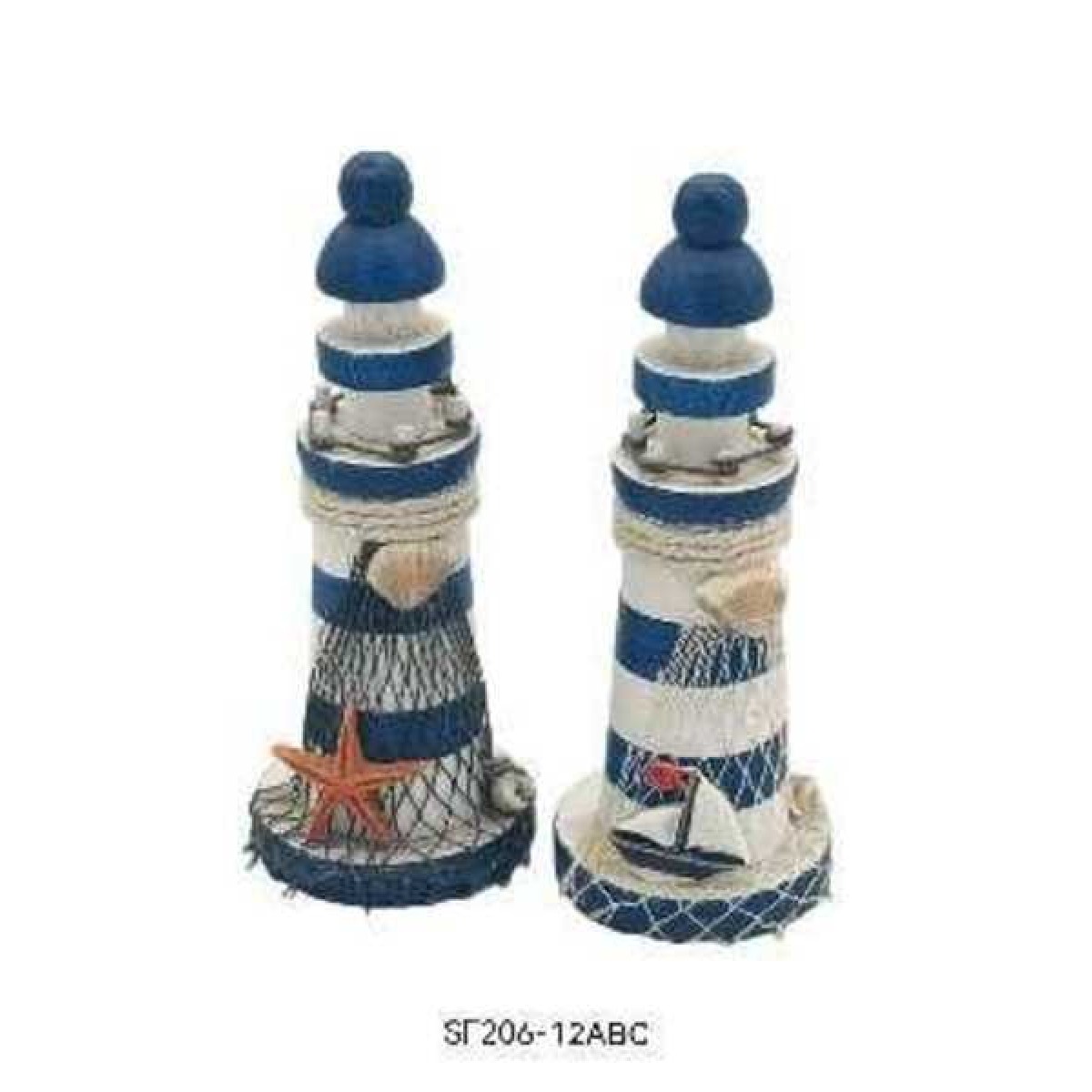 Σετ διακοσμητικά Souvenir - Φάρος - 4 τεμάχια - SF206 - 921072