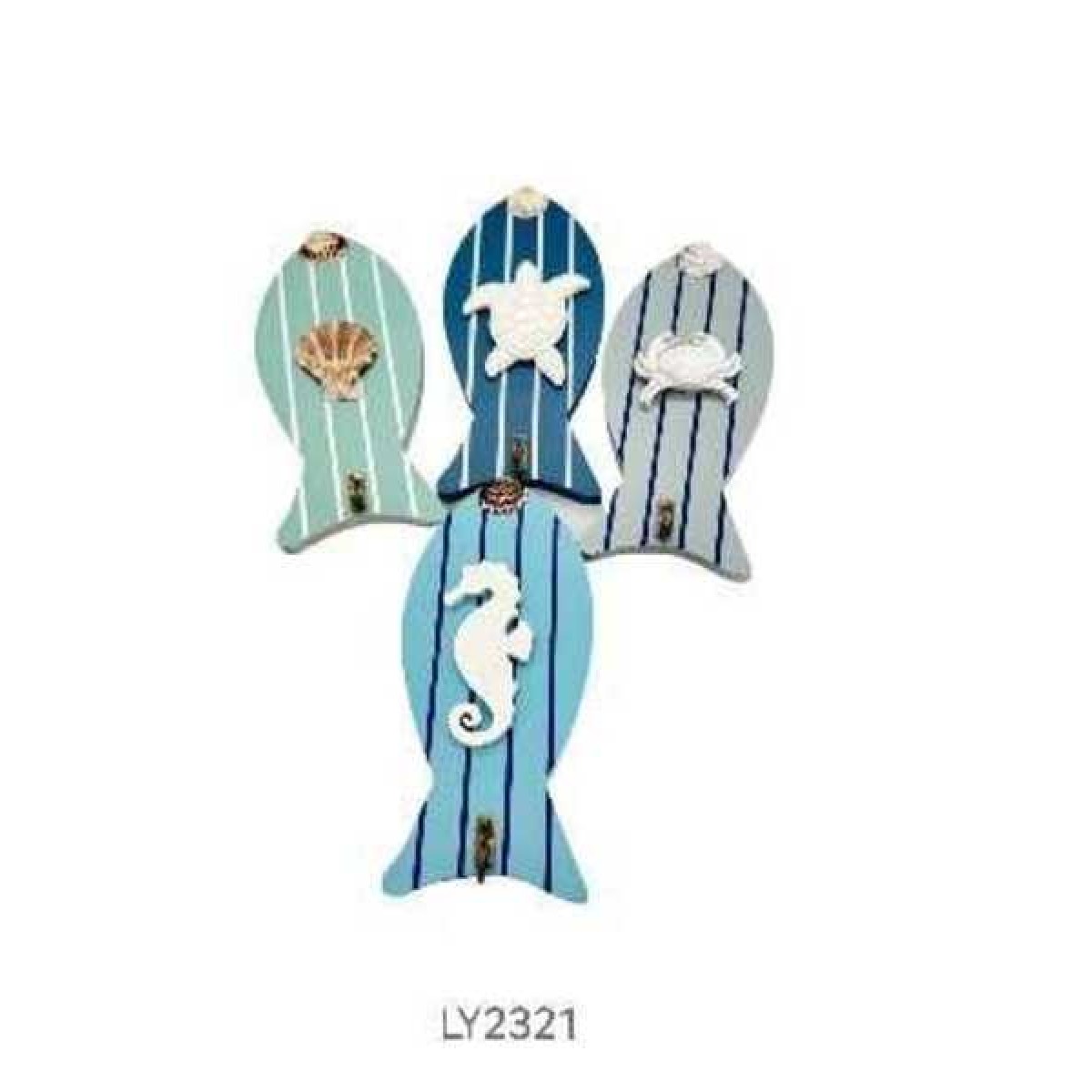 Σετ διακοσμητικά Souvenir - Κρεμαστό - 4 τεμάχια - LY2321 - 921362
